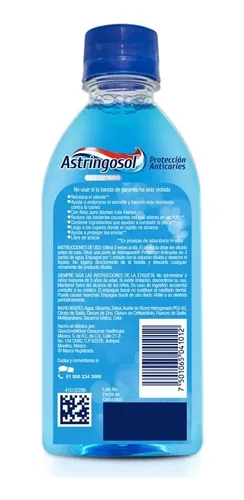 Astringosol Enjuague Bucal Astringosol Protección Anticaries, 220ml | MercadoLibre