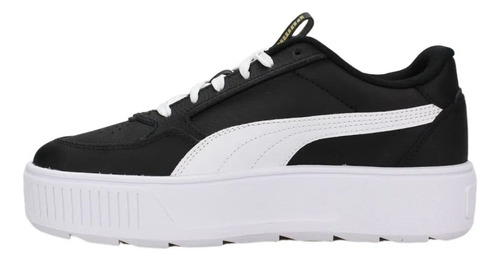 Tenis Puma Karmen Rebelle Negro Blanco Mujer 387212-04