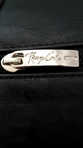 Imagen 5 de 6 de Morral Rênzô Negro, Portatablet 12puLG (28×22×5), Cuero Pu.