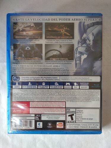 Ace Combat 7: Skies Unknown Ps4 Físico Sellado Nuevo Cd
