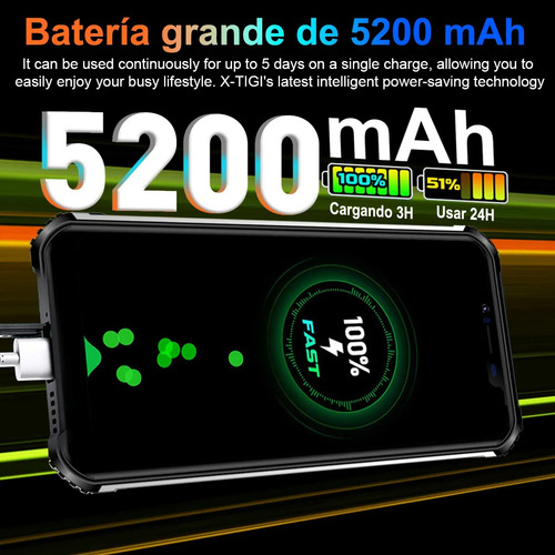 X-tigi Bison1 Teléfono Dual Sim Ram 6gb 64gb Rom Smartphone