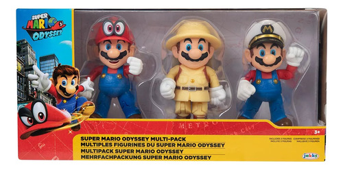 Figuras X3 Super Mario Odyssey
