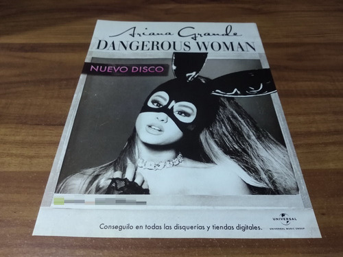 (pc502) Publicidad Ariana Grande * Dangerous Woman * 2016