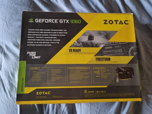 Imagem 2 de 2 de Gtx 1060 Zotac - Somente A Caixa