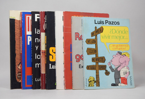 9 Libros Luis Pazos Salinas Chiapas Zedillo Gobierno Ac1