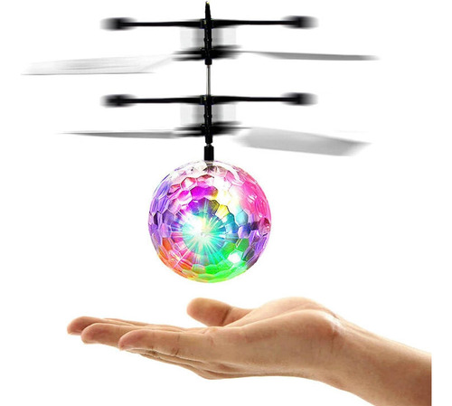 Drone Bola Juguete Con Sensor, Luces Led