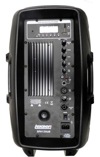 Imagen 2 de 4 de Caja Acustica Activa Lexsen Spa126ub Bluetooth 200 Watts
