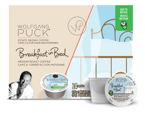 Wolfgang Puck Breakfast In Bed Tazas Una Sola Porci&oacute;.