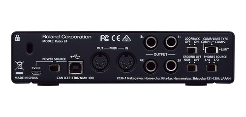Imagem 2 de 3 de Interface De Audio Roland Rubix 24 P/ Mac, Pc E iPad Usb