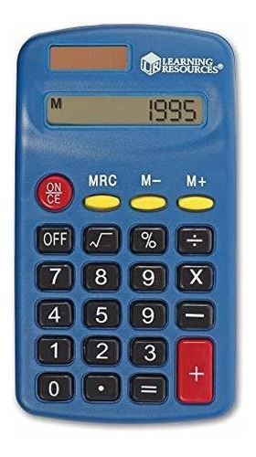 Calculadora Principal De Learning Resources, 10 Piezas, Para