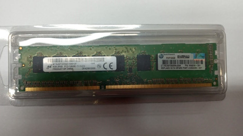 Imagem 1 de 1 de Memória Hp 8gb Ddr3 1600mhz 2rx8 Udimm 669239-081 P/servidor