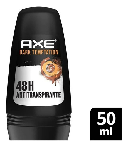 5 Pza Antitranspirante Axe Dark Temptation En Roll-on 50 Ml