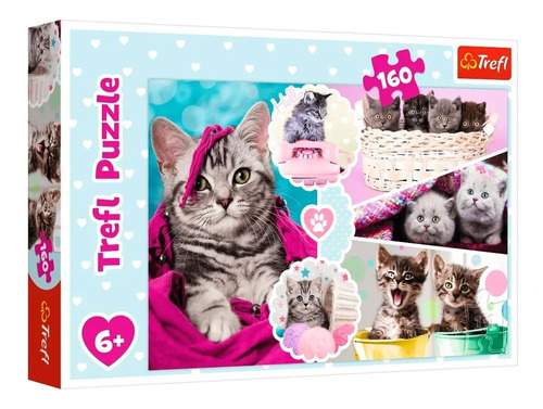 Juego Para Niños Puzzle Gatitos Trefl Piezas De 1:1  Febo