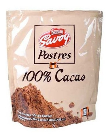 Cacao En Polvo Savoy 200g