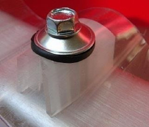 Imagen 5 de 6 de Soporte Plástico Para Chapa Acanalada X 100 Unidades