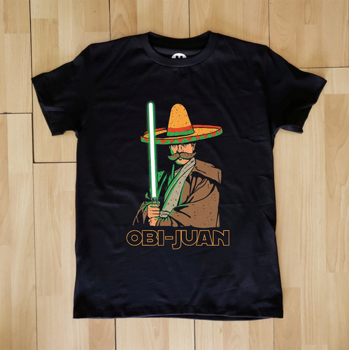 Playera Obi Juan México Parodia Guerra De Las Galaxias Punch