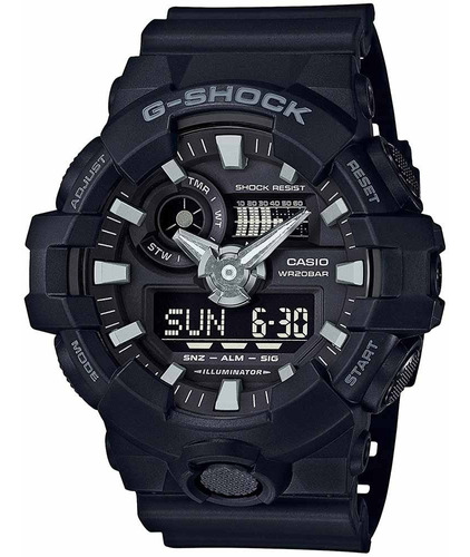 Reloj Casio G-shock Ga700-1b Original + Como Detectar Falsos