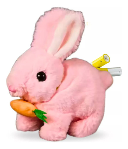 Coelho Plush Easter Bunny Jumps Makes Sound Children's Toy