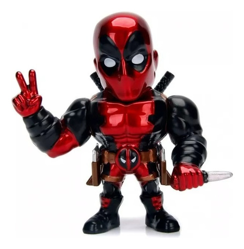 Figura De Metal Deadpool Marvel Metafigs Jada (Usado)