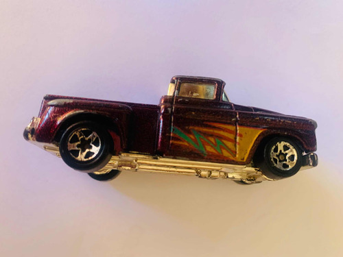 Hot Wheels Camioneta Chevy 1991 Hot Wheels Rara Borgoña '56