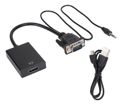 Convertidor Vga Por Cable De Computadora A Tv Con Proyector