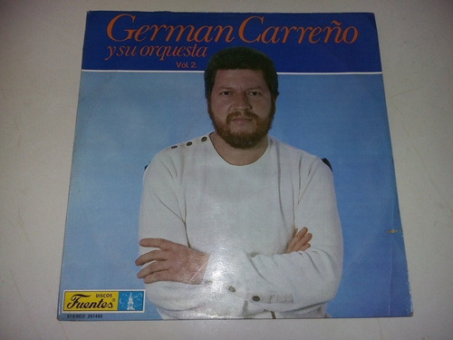 Lp Vinilo Disco Acetato German Carreño Y Su Orquesta Cumbia