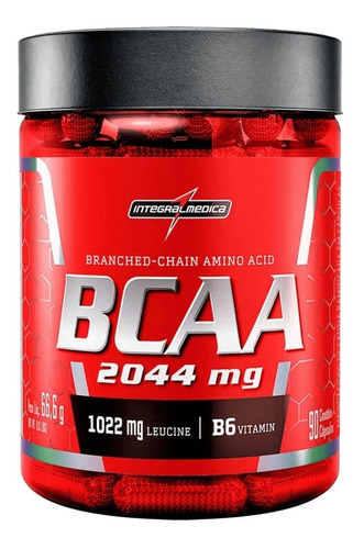 Integralmedica Bcaa 2044mg 90caps Aminoacidos