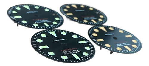 Accesorios De Reloj Con Esfera Negra Vintage, 28,5 Mm, Con