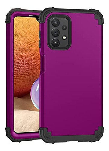 Funda Para Galaxy A32 5g Deep Morado 6.5 PuLG Plastico Duro
