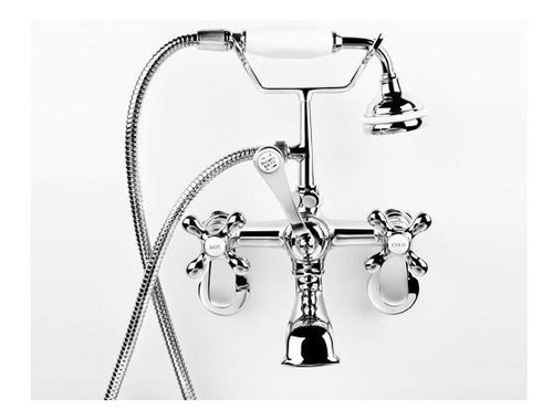 Misturador Clássico Com Ducha De Mão Para Banheira Completo
