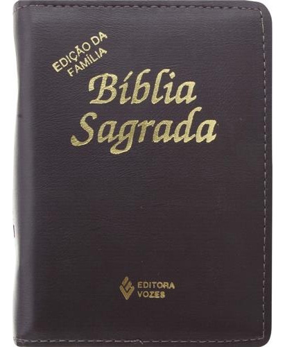 Santa Biblia: Ed. Bolsillo familiar con cierre, de (Organizer) Garmus, Frei Ludovico. Editorial Editora Vozes Ltda., tapa blanda en portugués, 2007