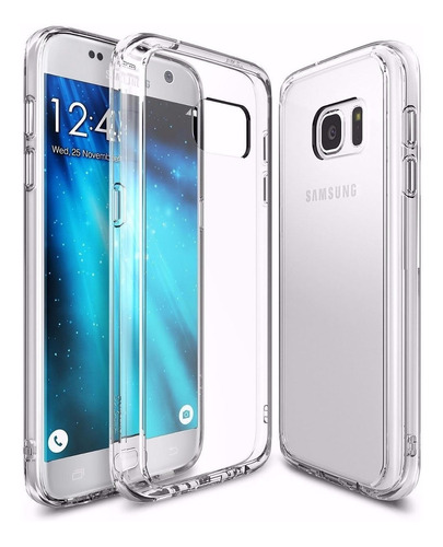 Samsung Galaxy S7 Edge /  Funda Protectora Lujo Transparente