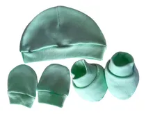 Comprar Set De 1 Par De Mitones Y 1 Par De Escarpines  Y Gorro