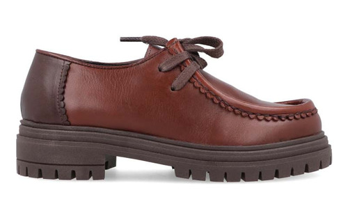 Zapato Pasqualini Wallace Cognac Para Dama