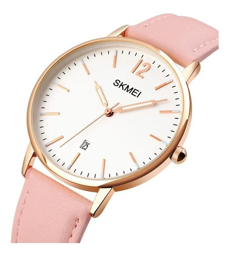 Reloj Skmei 1724 Original Dama Mujer Cuero Elegante