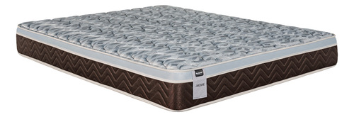Conjunto Sommier Y Colchon Springwall Jackie 200x200x25 Gris Y Marrona