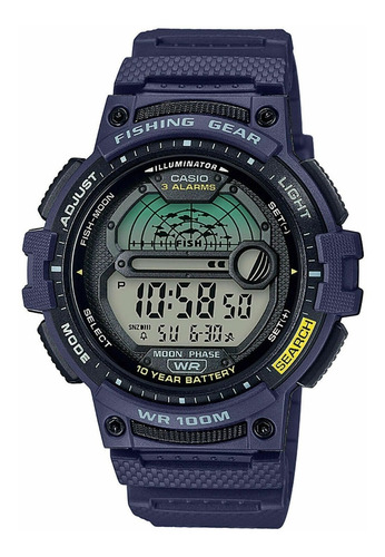 Reloj Casio Ws-1200h-2av . Fase Lunar. Modo Pesca. Nuevo