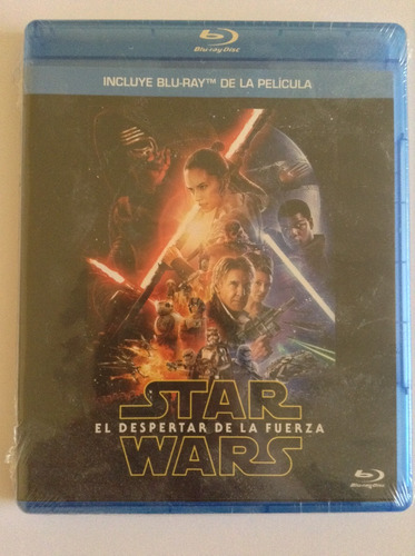 Star Wars: The Force Awakens Bluray Sellado (ed.latina)