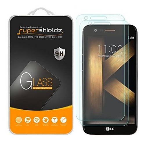 Protector De Pantalla, (2 Pack) Supershieldz Para LG K20 V (