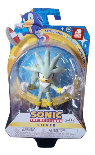 Silver Sonic The Hedgehog Mini 2.5 Pulgadas 2021 6cm