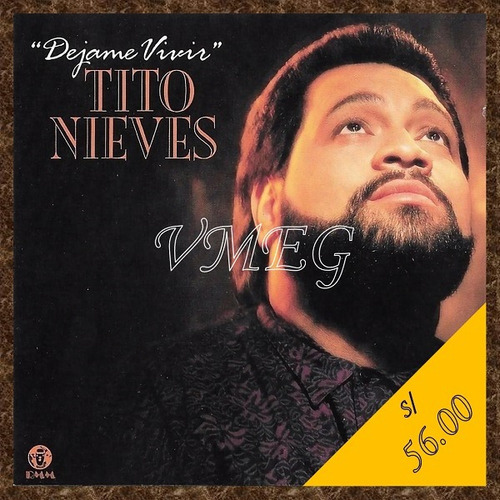 Vmeg Cd Tito Nieves 1991 Déjame Vivir