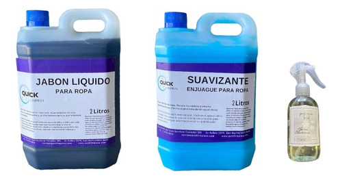 Combo Jabon Liquido + Suavizante + Perfume Textil