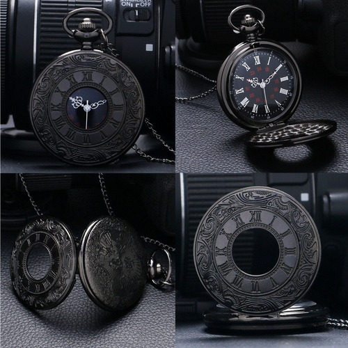 Relógio De Bolso Steampunk Corrente Antigo Relíquia