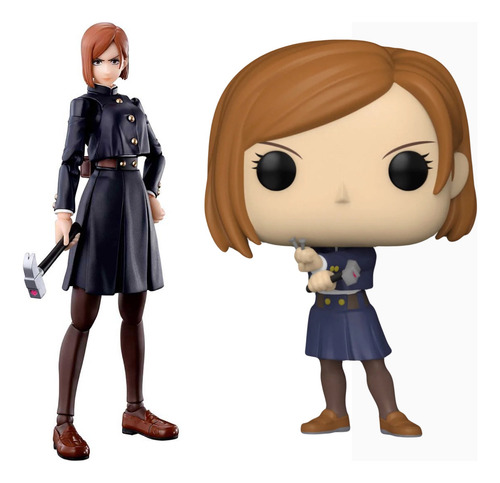 Combo De Figuras Nobara Jujutsu K - Sh Figuarts Y Funko Pop