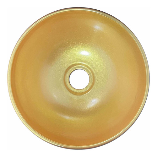 Bacha De Apoyo Para Baño Lavamanos Lavatorio Pileta Ceramica Color Amarillo