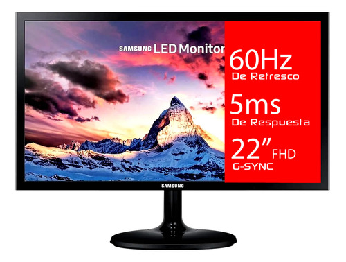 Monitor Samsung 22 Ls22f350 Led Full Hd 1080p 5ms Vga Hdmi