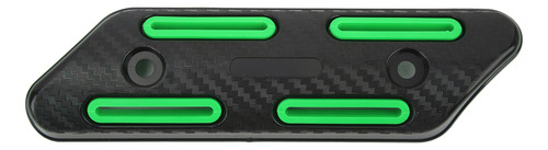 Protector Térmico De Tubo De Escape Verde Verde Universal Pa