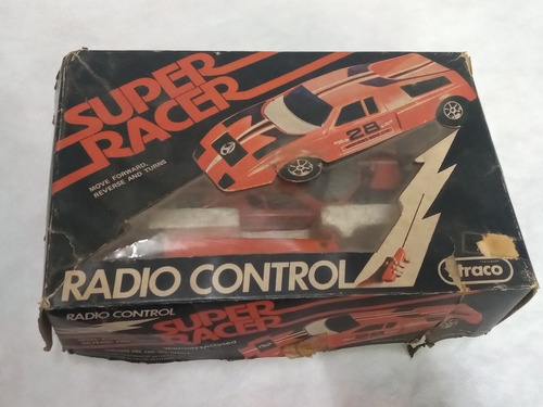Auto Súper Racer Control Remoto Años 80 Usado 