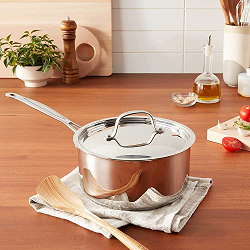 Cooks Classic Olla De Acero Inoxidable De 3 Cuartos Con Tapa