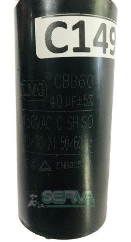 Capacitor Permanente 40uf Para Compresor De Aire 2.5 Hp 